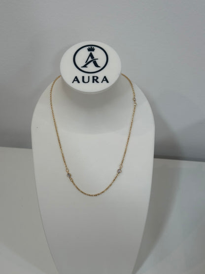 Colar com pedra