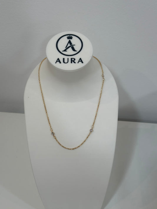 Colar com pedra
