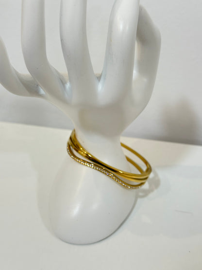 Bracelete com brilhantes