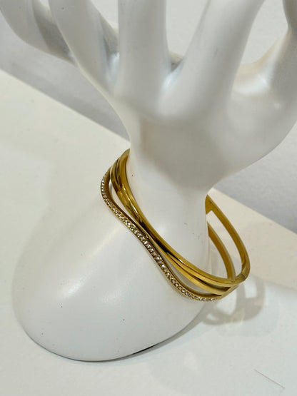 Bracelete com brilhantes