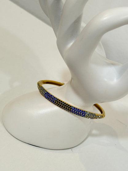 Bracelete Brilhantes azuis