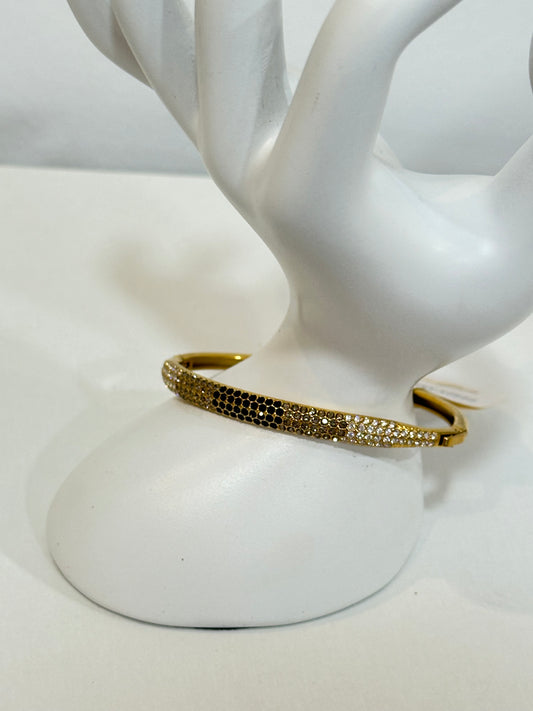 Bracelete com brilhantes preto