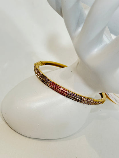 Bracelete com brilhantes pink