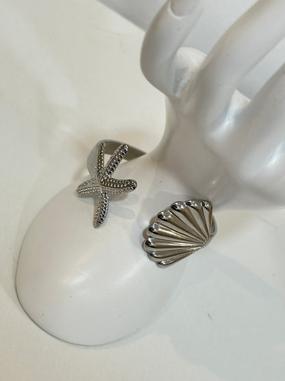 Bracelete concha e estrela