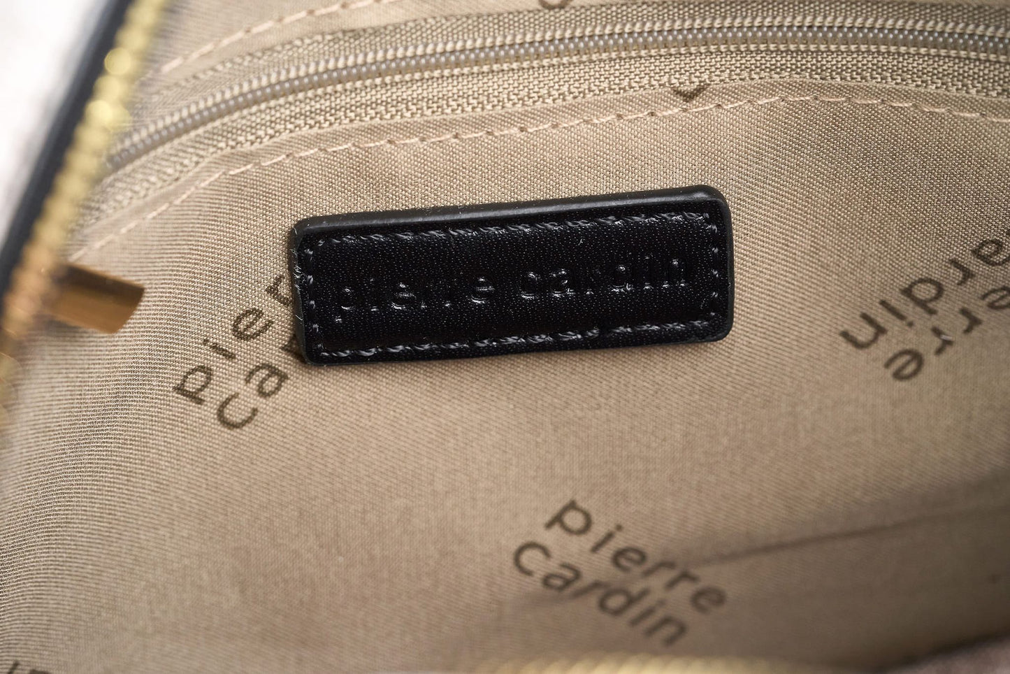 Mala de ombro em couro ecológico Pierre Cardin - GN61