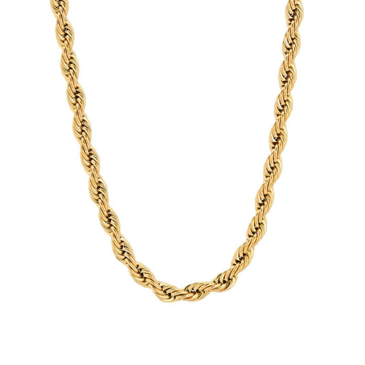 Colar encantos entrançado