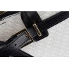 Mala Pierre Cardin com logotipo e alça de ombro em couro ecológico.